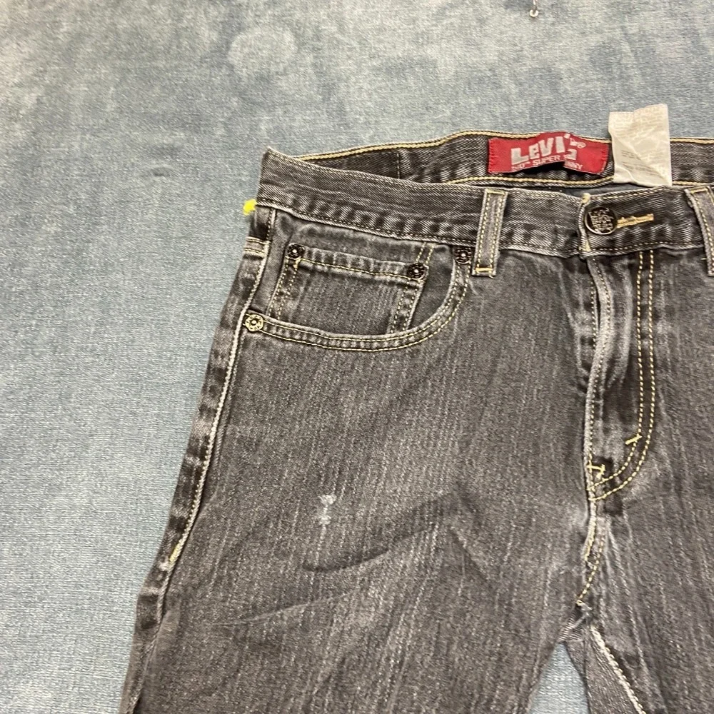 VTG Levi's 510 Jeans Boys 18 Reg 29x29 Gray Denim Cotton Stretch Super Skinny